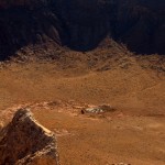 Research center at the bottom of the crater