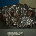 1400 lb piece of meteor found near the crater