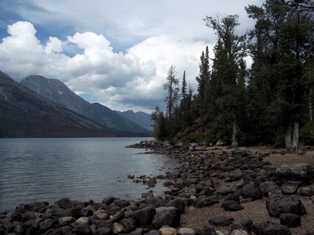 Jenny Lake, right after the deluge