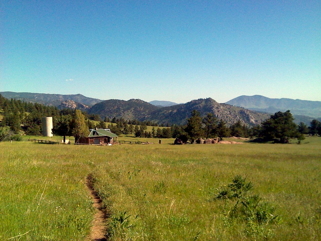 Nelson homestead from the late 1800's. At the end of a morning mtn bike ride