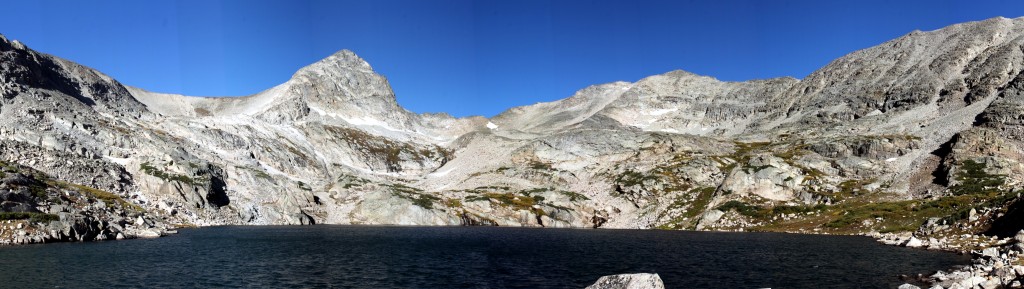 The money-shot of Blue Lake (multiple images stitched together)