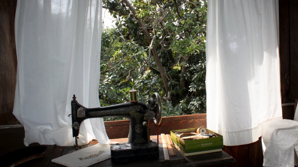 Sewing room with a view