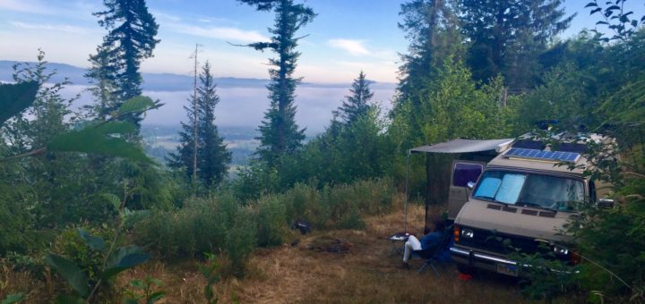 dispersed camping boondocking oregon