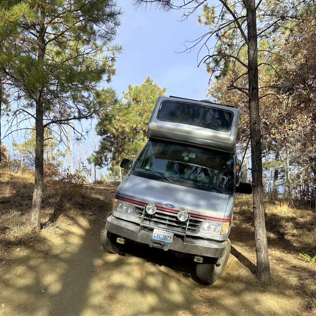 So "meh" was the canyon that the only photo we took was our little adventure trying to leave